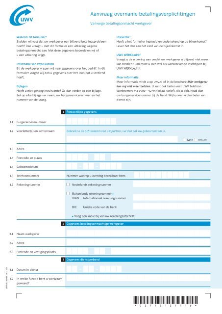 Klik hier voor het formulier Aanvraag overname ... - onsbpfschilders.nl