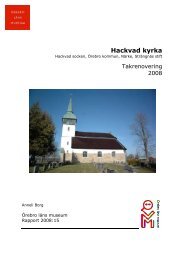 Hackvad kyrka - Örebro läns museum