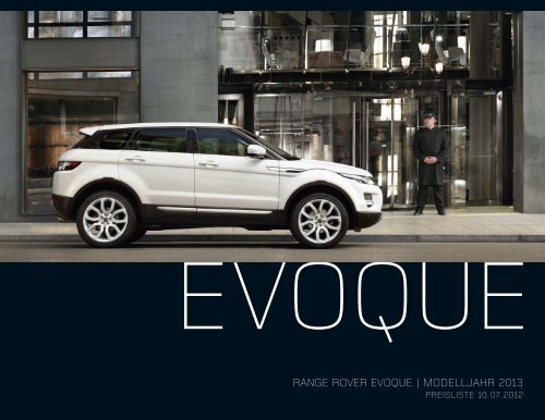 EVOQUE PREISE - Land Rover
