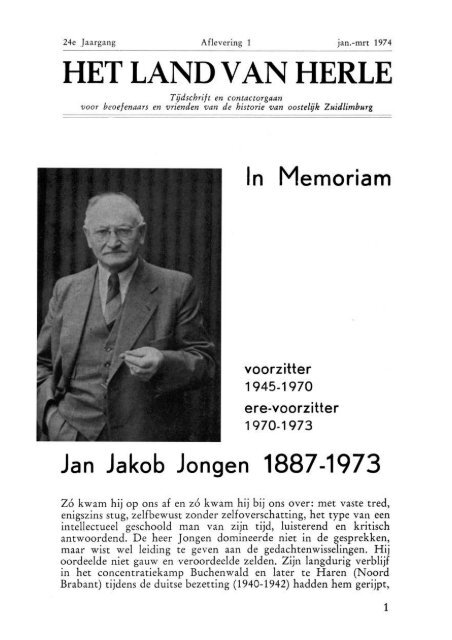 Jan Jakob Jongen 1887-1973 - Land van Herle