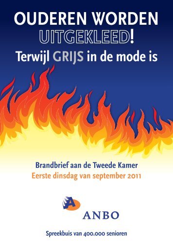 Brandbrief 'Ouderen worden uitgekleed' - Anbo