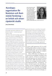Kunskapsorganisation för feminism och feministisk forskning