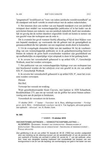 AC 10 2010 (PDF, 1.35 MB) - Federale Overheidsdienst Justitie ...