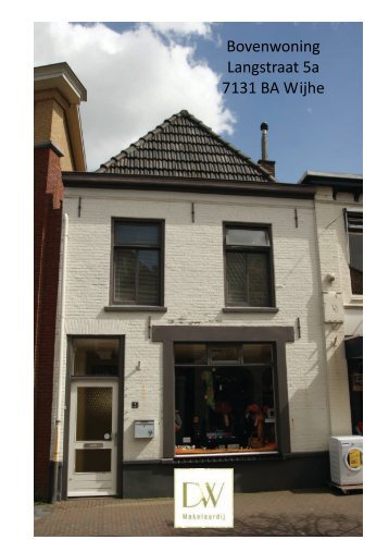 Bovenwoning Langstraat 5a 7131 BA Wijhe - DW makelaardij