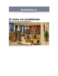 33 röster om skolbibliotek - Skolbibliotek.se