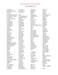 Basiswoordenlijst Amsterdamse Kleuters Minimumlijst ... - PDO School