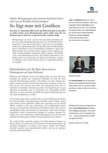 So lügt man mit Grafiken - Bissantz & Company GmbH