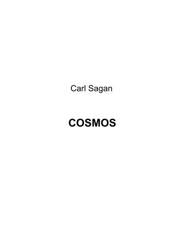 Carl sagan - cosmos