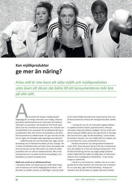 CSR-rapport - Arla.com