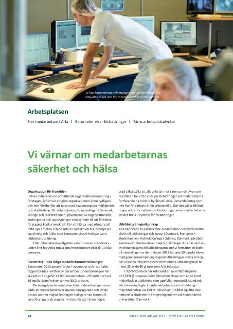 CSR-rapport - Arla.com