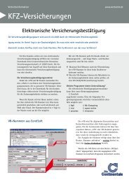 Versicherungsbestätigung Die - Continentale