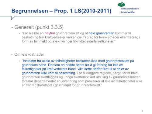 Likningen 2011 - Lovendring om fallrettigheter - Energi Norge