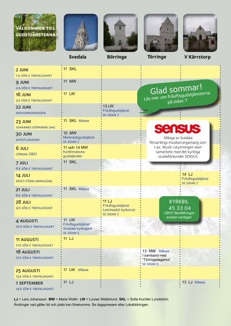 Kyrkhälsning 2013 nr 2 - Svedala församling
