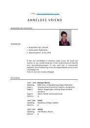 Cv Marloes Steunebrink