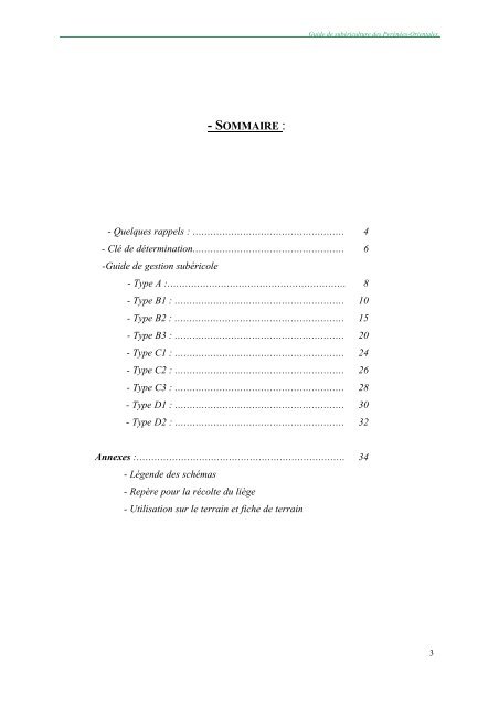 guide de subericulture des pyrenees-orientales - Institut ...