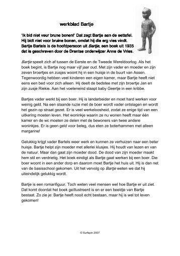 Surfspin: naar het werkblad Bartje (pdf).