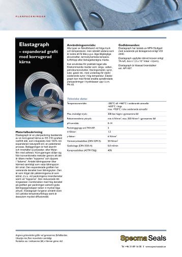 Elastagraph - Specma Seals