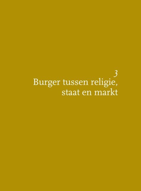 Burger tussen religie, staat en markt - Sophie van Bijsterveld
