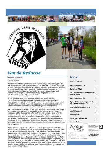 ERSEEWEETJE Okt 2012 - Runners Club Woerden