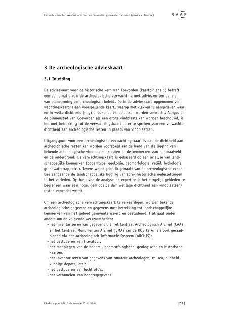 Cultuurhistorische inventarisatie centrum Coevorden - Planviewer