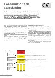 Föreskrifter och standarder - Jokab Safety