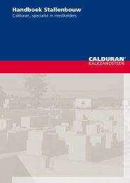 Handboek Stallenbouw - Calduran Kalkzandsteen BV