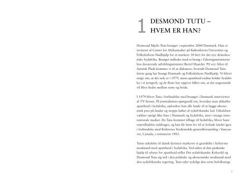 DesmonD TuTu – hvem er han? - Unitas Forlag