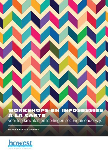 voor leerkrachten en leerlingen secundair onderwijs - Howest.be