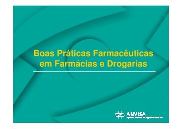 MANUAL DE BOAS PRTICA DE DROGARIA