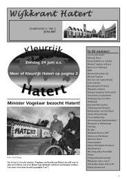 Jaargang 2, nummer 3 (juni 2007) - Wijkkrant Hatert
