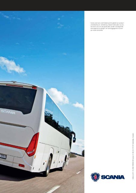 Brochure Scania Touring: Welkom aan boord