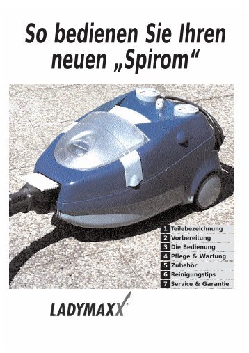 Anleitungsbuch Dampfsauger Spirom