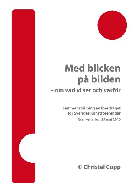 Med blicken på bilden - Sveriges Konstföreningar