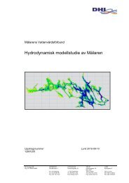 Hydrodynamisk modellstudie av Mälaren - Mälarens ...