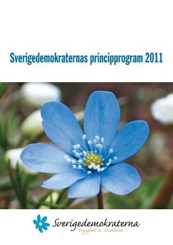 Principprogram – 2011 - Sverigedemokraterna