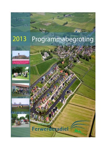 Begroting 2013 downloaden - Gemeente Ferwerderadiel