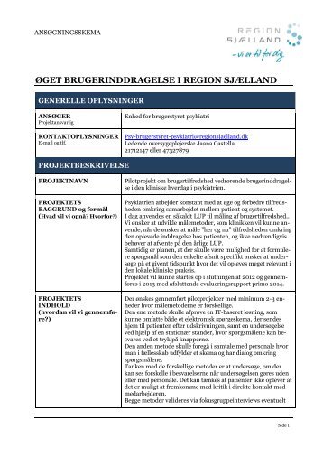 Psykiatrien Enheden for Brugerstyret Psykiatri.pdf - Region Sjælland