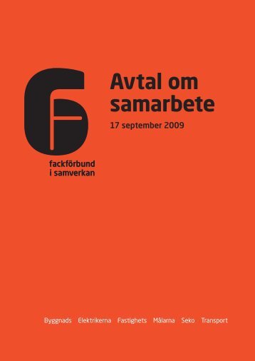 Avtal om samarbete - Byggnads