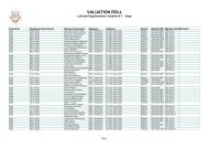 VALUATION ROLL - Lukhanji Municipality