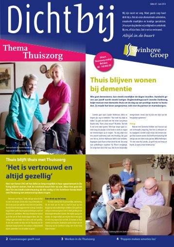 Thema Thuiszorg - de Swinhove Groep