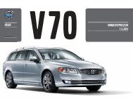 V70 HINNASTO/PRISLISTA 1.5.2013 VOLVO - Nitro