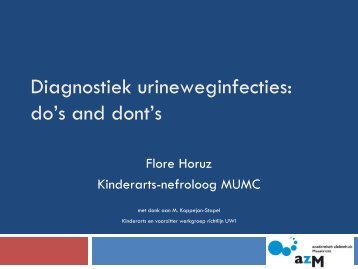 NVK Richtlijn UWI bij Kinderen - MINC