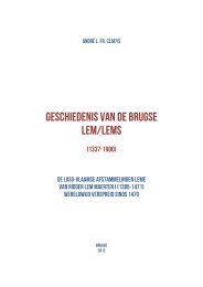 Geschiedenis van de Brugse Lem/Lems - Biblioteca Pública e ...
