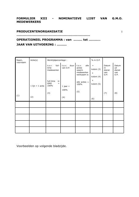 Formulieren - Landbouw en Visserij - Vlaanderen.be