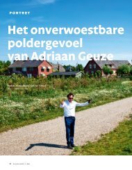 Het onverwoestbare poldergevoel van Adriaan ... - SteenhuisMeurs