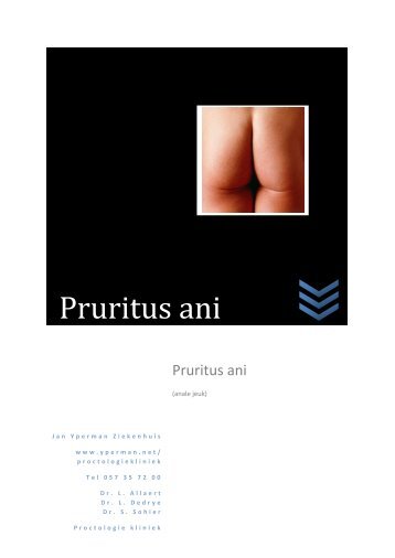 Pruritus ani - Jan Yperman Ziekenhuis