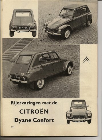 Test Dyane 425 Autokampioen Nr41 14 Oktober 1967 - 2CV.nl