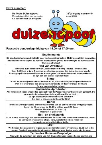 Extra nummer! Paasactie donderdagmiddag van 15.00 tot 17.00 uur ...