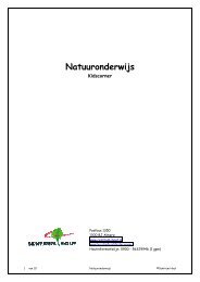 Natuuronderwijs - Houtinfo.nl