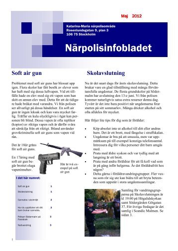Närpolisinfobladet maj 2012-2 - Katarina Norra skola